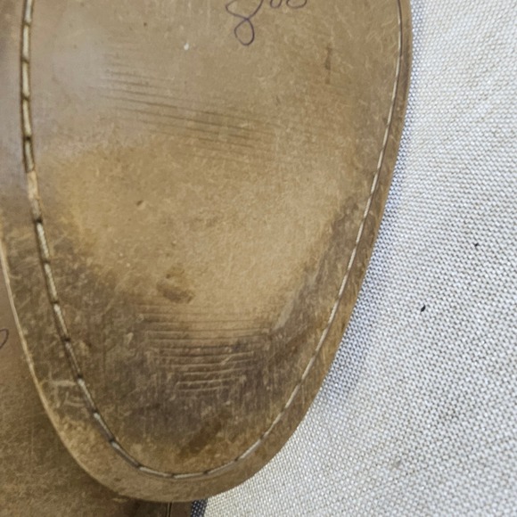 Joseph Abboud Brown Leather Oxford Dress Wingtip Shoes Men's Size 10 - Picture 9 of 11